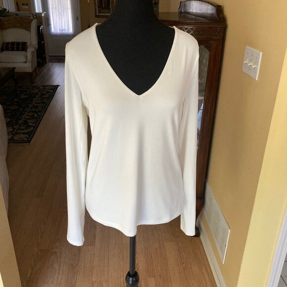 Hudson North Deep V Neck Top Size M-NWOT - Picture 1 of 5